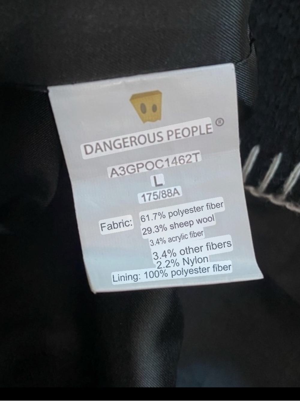 Dangerous People ,RARE branded Mens Trench Coat 🧥 - Picture 8 of 10